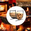Firewood Rack for Fireplace Storage Metal Heavy Duty Curved Wood Rack Indoor 3