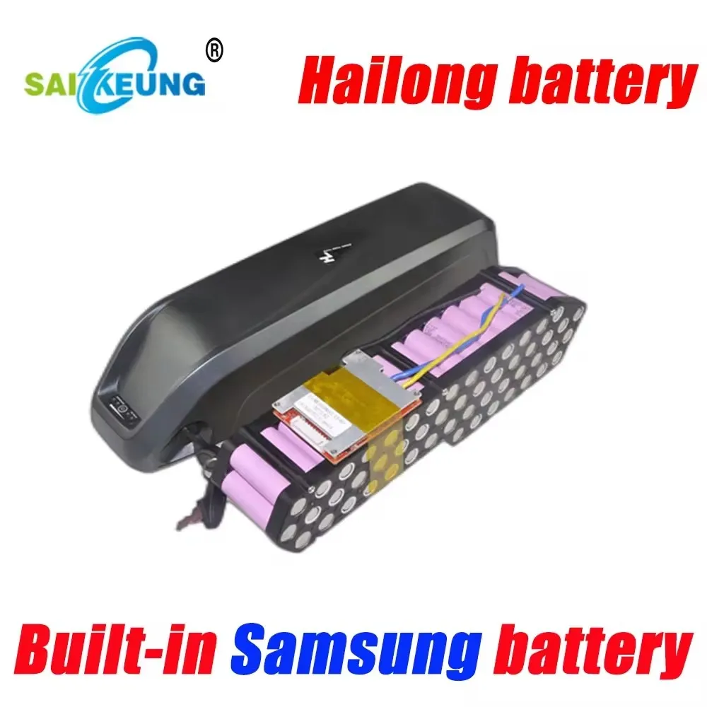 Rechargeable ebike battery 36V 48V 52V 60V 72V Hailong 13/20/23/24/25/30ah/35/40/50ah/60ah 250w-3000w Scooter Lithium Battery Pack