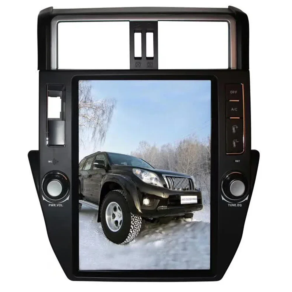 

15 inch Tesla Style Tape Recorder 2din Android Radio For Toyota Land Cruiser Prado LC150 2010-2013 Navigation Car Stereo Player