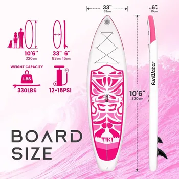 Inflatable Ultra-Light Stand Up Paddle Board for All Skill Levels with Premium SUP Paddleboard Accessories 2