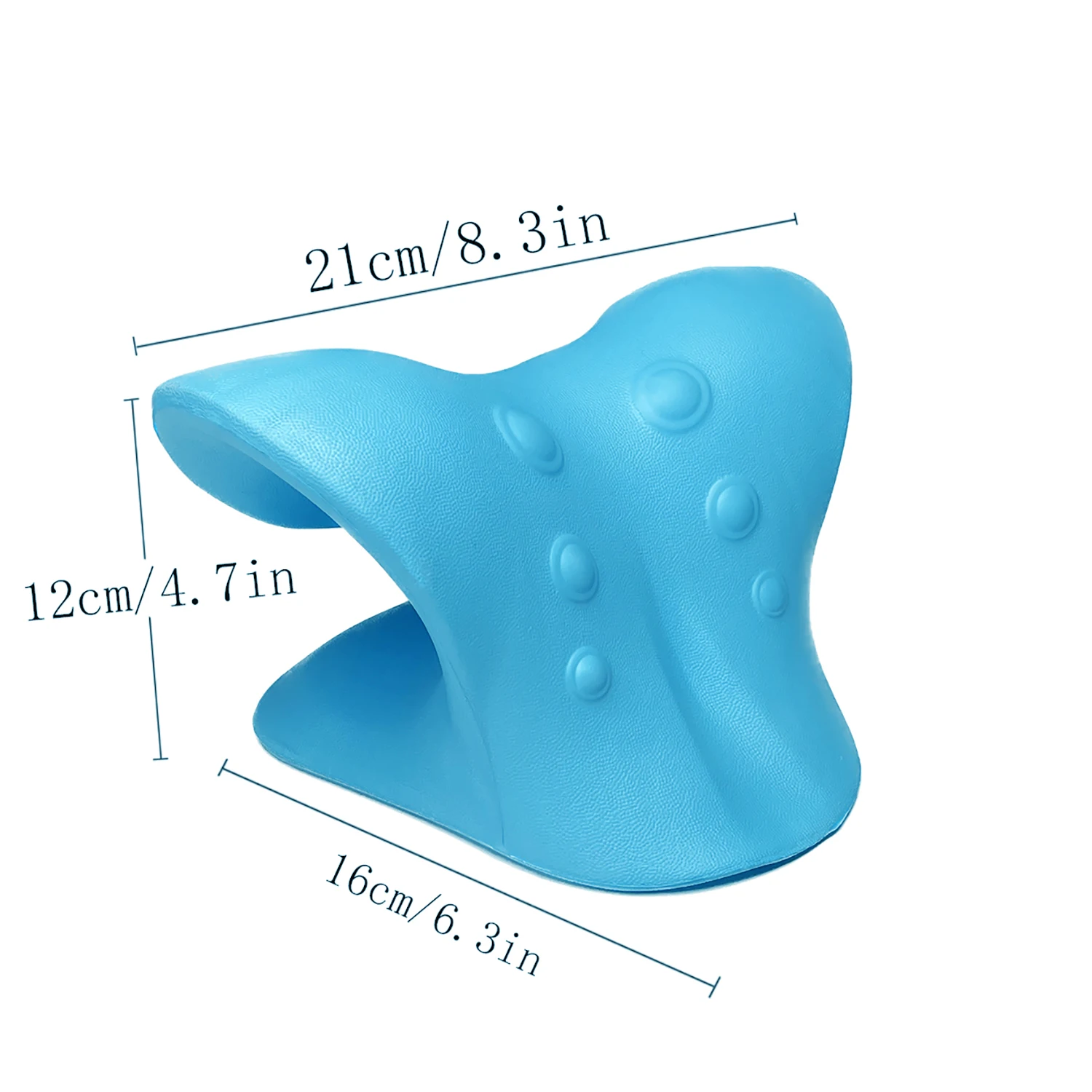 Cervical Traction Device For Spine Alignment Chiropractic Pillow For TMJ And Headache Relief