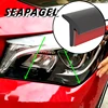 Universal Auto Sealing Strip Inclined T-Shaped Rubber Weatherproof Edge Trim Car Door Trunk Lid Gap Seal Sound Insulation Strip 6