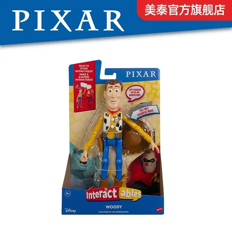 Pixar Interactables Talking Action Figure Movie Character Toy for 3 Year  Olds & Up 