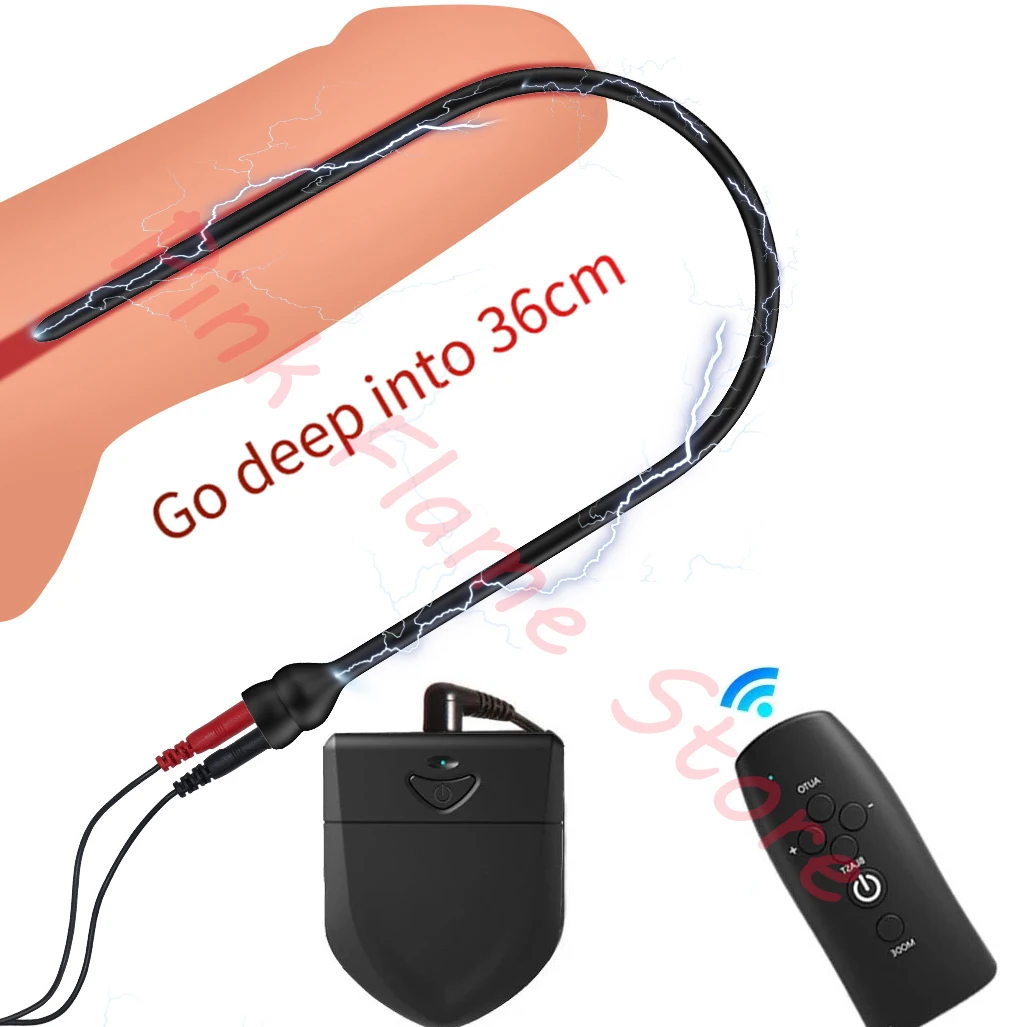 Electro Sex Urethral Sounding Rod SM Electric Shock Horse Eye Stick Electro Penis Plug Dilator Male Stimulator Bdsm Toys