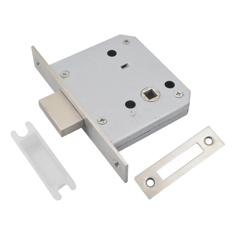 Brand New 55BK European Bathroom Rest Room WC Indicates Door Lock body Single Tongue Partition Lock body Door Lock Repair Parts