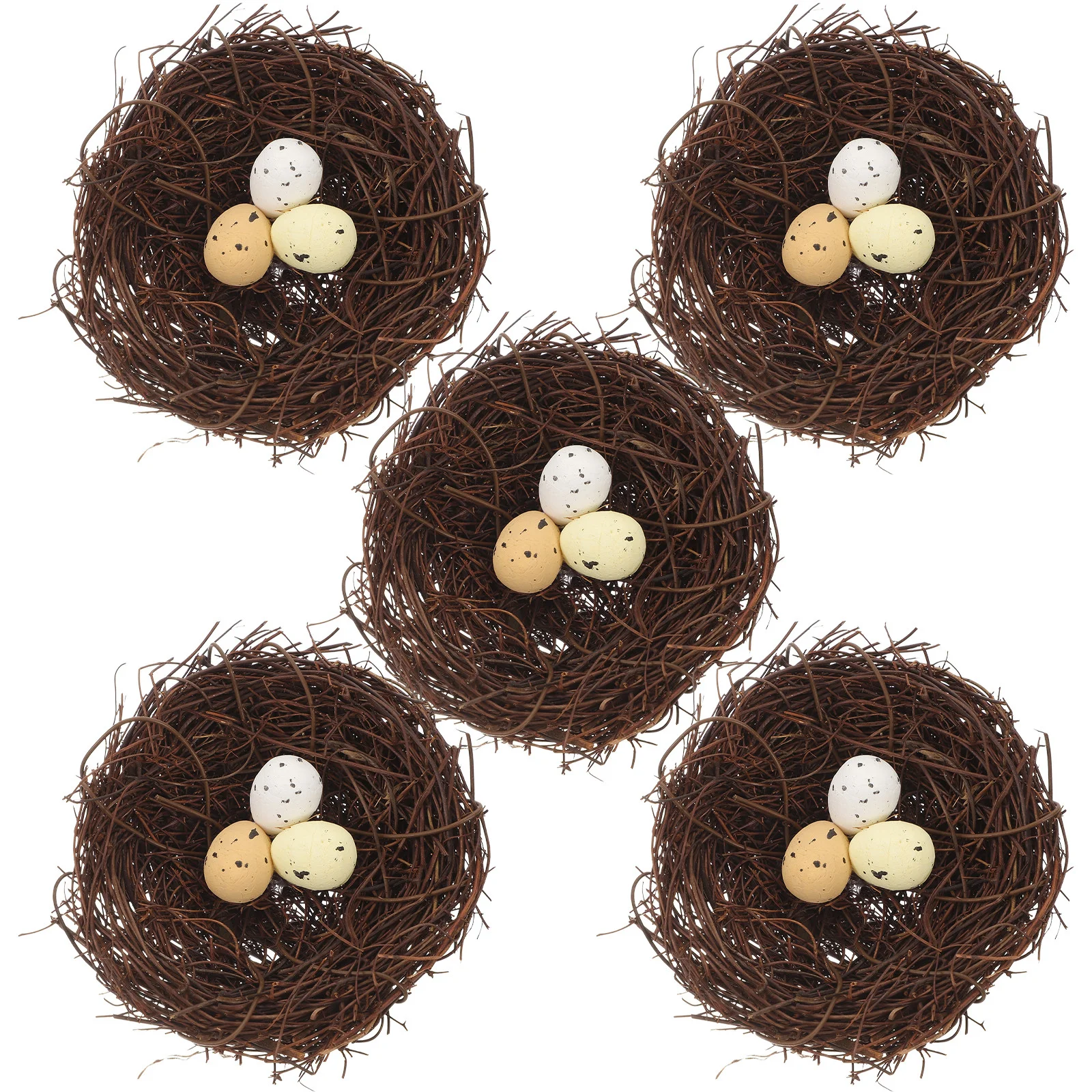 

Bird Nest Birds Decoration Crafts Egg Nests Eggs House Artificial Ornaments Spring Easter Ornament Faux Decor Birdhouses