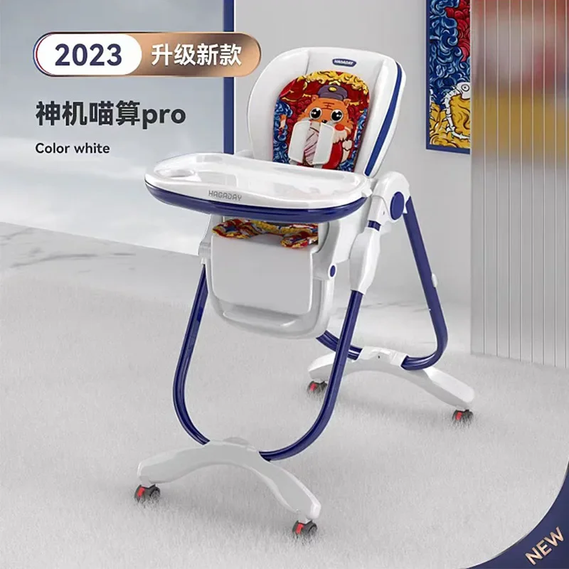 Hagaday Baby Multifunctional Dining Table Children's Dining Chairs Folding Baby Chairs