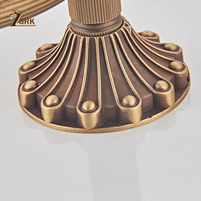 ZGRK Antique Bronze Paper Holder Classic Bathroom Accessories Bath Towel Ring Bath Hardware Bathroom Storage Hooks Tissue