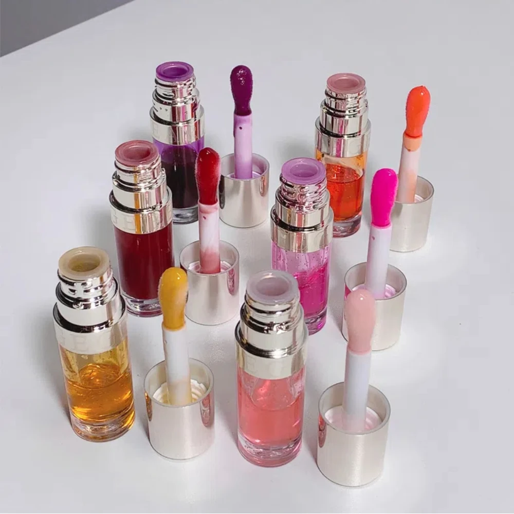 Lip Oil Plumper Gloss Makeup Liquid Lipstick Jelly Glass Care For lip gloss,lip makeup,lip oil,lip plumper