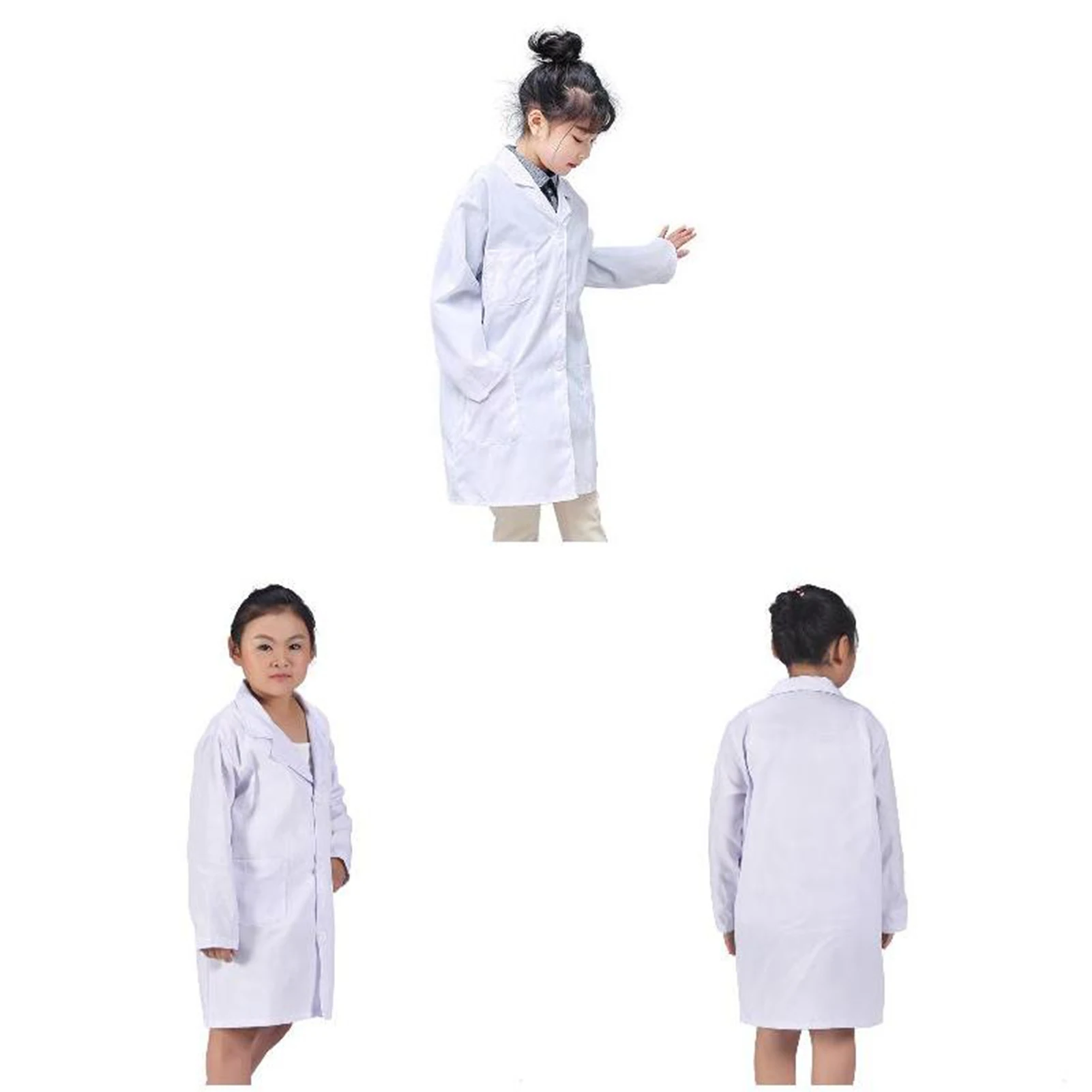 Children Doctor Cosplay Lab Coat Help Kids Learn Doctor Cosplay Coat for Halloween Parties