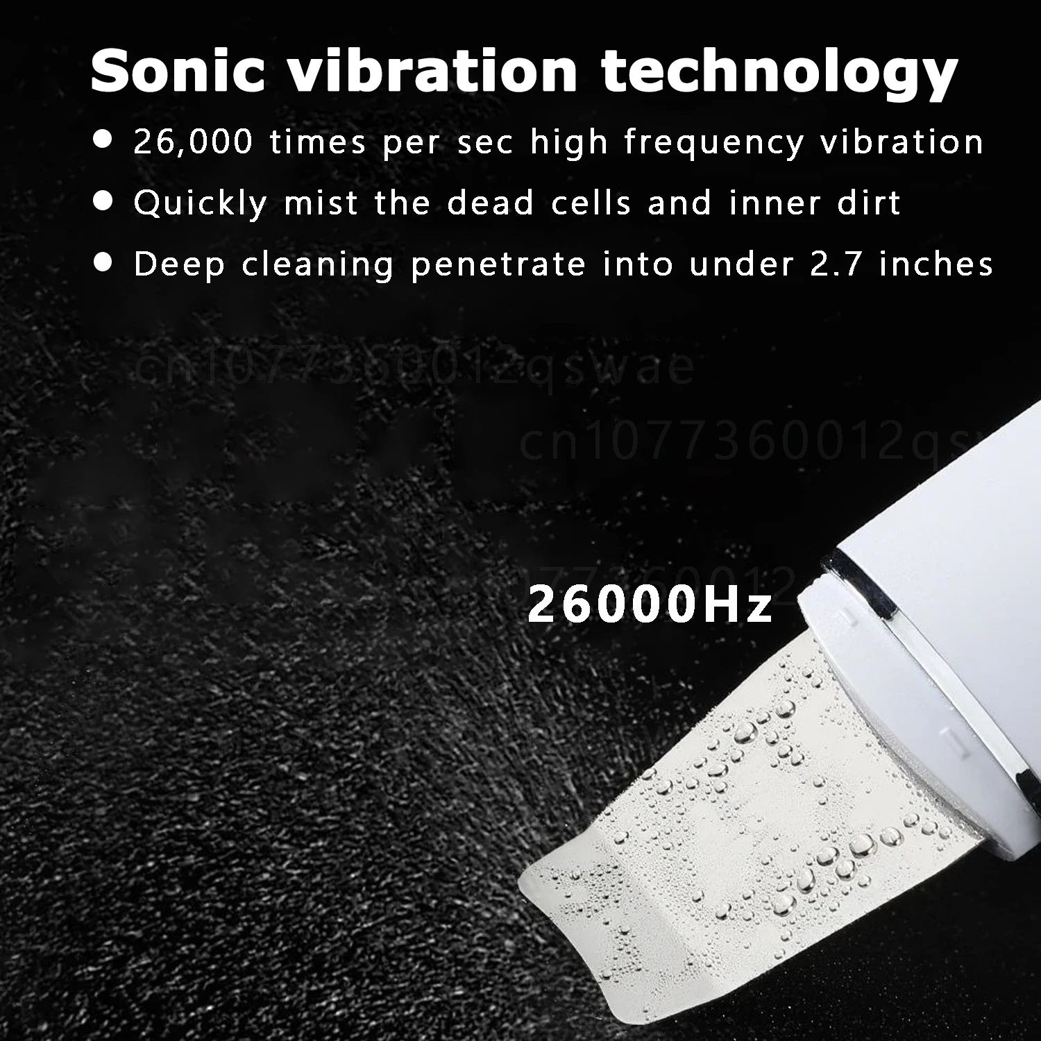 Ultrasonic Skin Scrubber Facial Deep Cleansing Blackhead Remove Ultrasonic Cleansing Cavitation Peeling Shovel Skin Scrubber