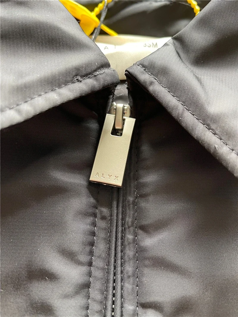 ALYX 1017 9SM Bomber Varsity Jacket Casual Men Women High Quality Embroidery Metal Logo Jackets Sleeve Ziper Pocket