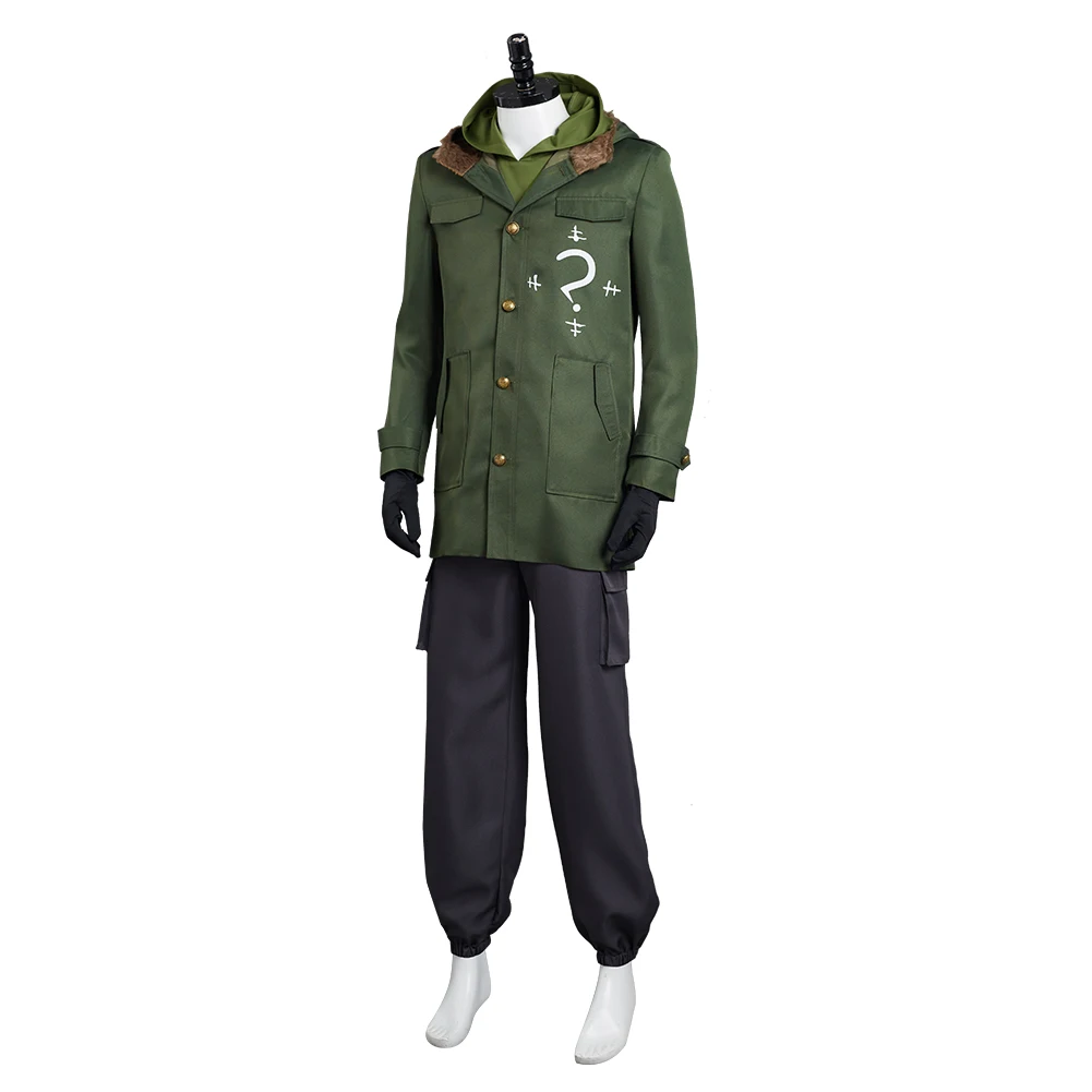 basic halloween costumes Riddler Cospaly Costume Outfits Halloween Carnival Suit good halloween costumes