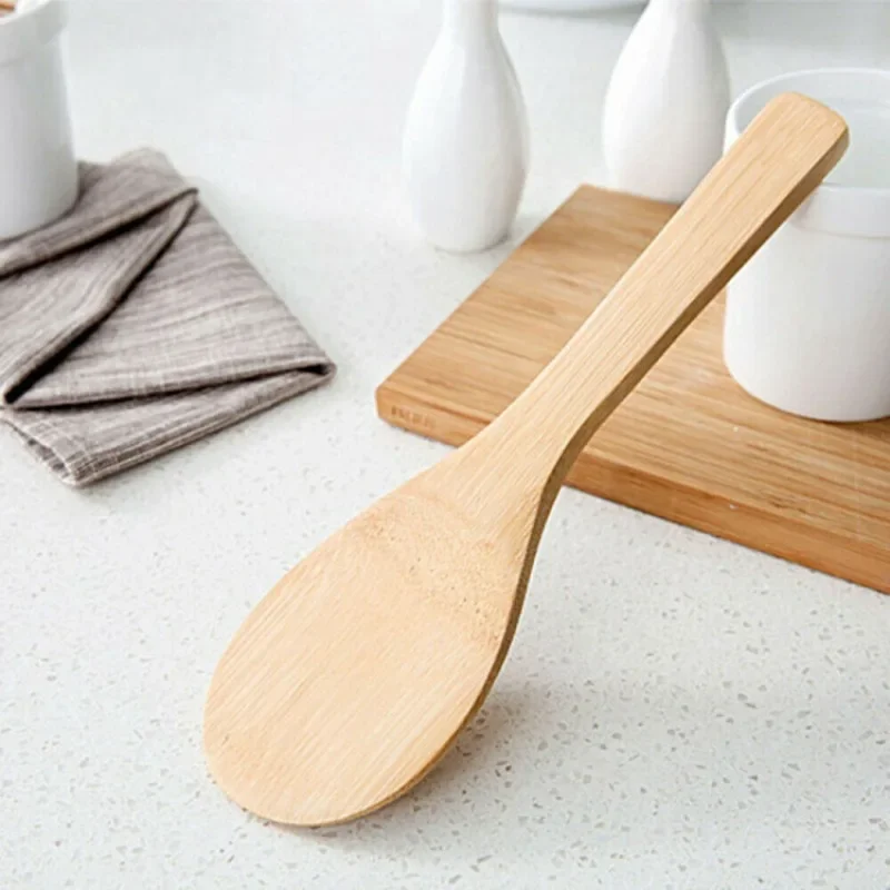 Rice spatula Bamboo wooden spoon for Rice cooker wooden cooking spoon