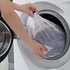 Drawstring Mesh Underwear Laundry Basket Washing Bags Organizer Net Washing Machine Bag Large Capacity Dirty Clothes Storage Bag 3