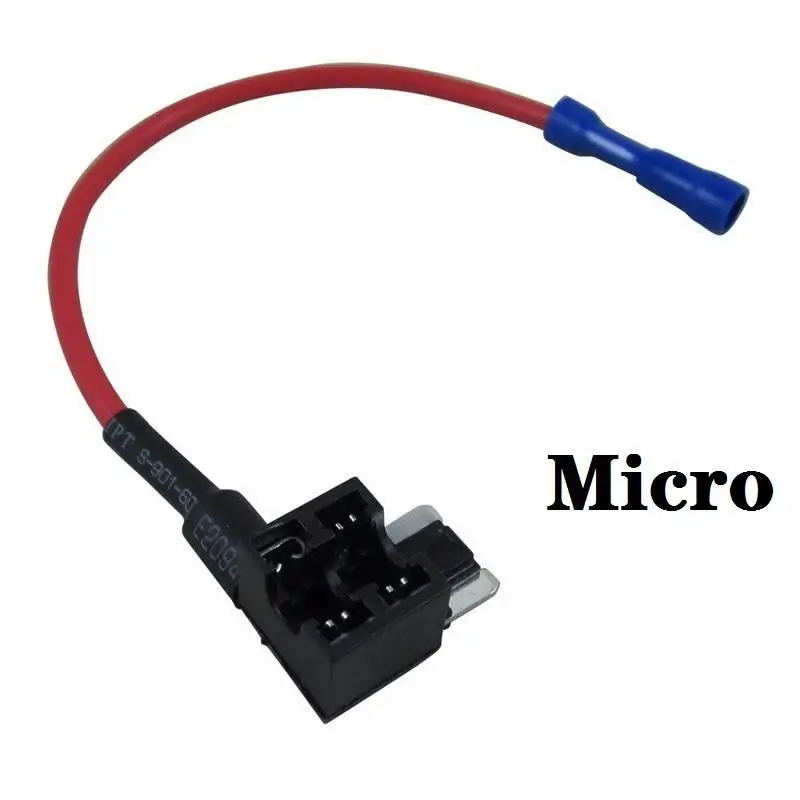 Car Fuse Holder Add-a-circuit TAP Adapter with 10A Micro Mini Standard ATM Blade Fuse 12V fuse box holder,fuse holder
