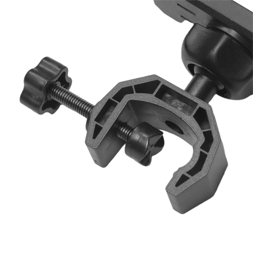 360 Grad drehbarer Stativ-Telefonhalter, Mikrofonständer, Halterung, verstellbar für Handy- und Tablet-Clip – Detail 11