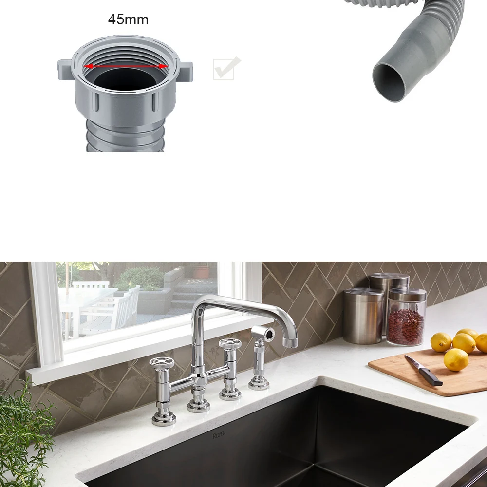Drain Basket, SUS 304, durável Kitchen Waste Bowl Kit, 114mm Substituição