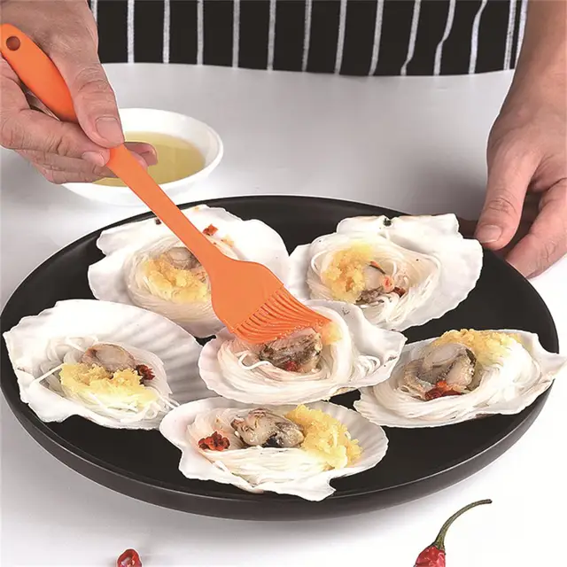 Sütemény Sütőefékek Méretezésellenes 38 G Sütőszerszámok Kis Grill Kefe Hőszigetelés Színes Konyhai Eszközök Grillkefe - Image 2