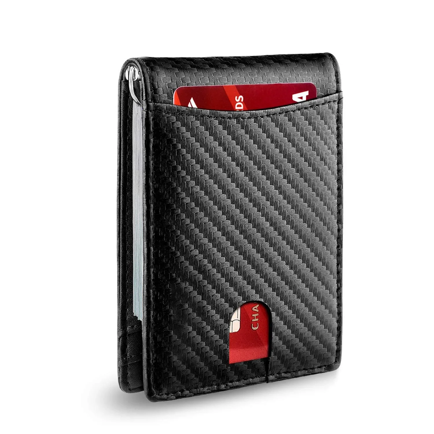 Sleek RFID-Blocking Minimalist Men's Wallet - Ultra-Thin & Portable Card Holder