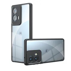 Acrylic Armor Matte Shockproof Phone Case - Clear Protective Cover - Moto Edge 50 Ultra (1)