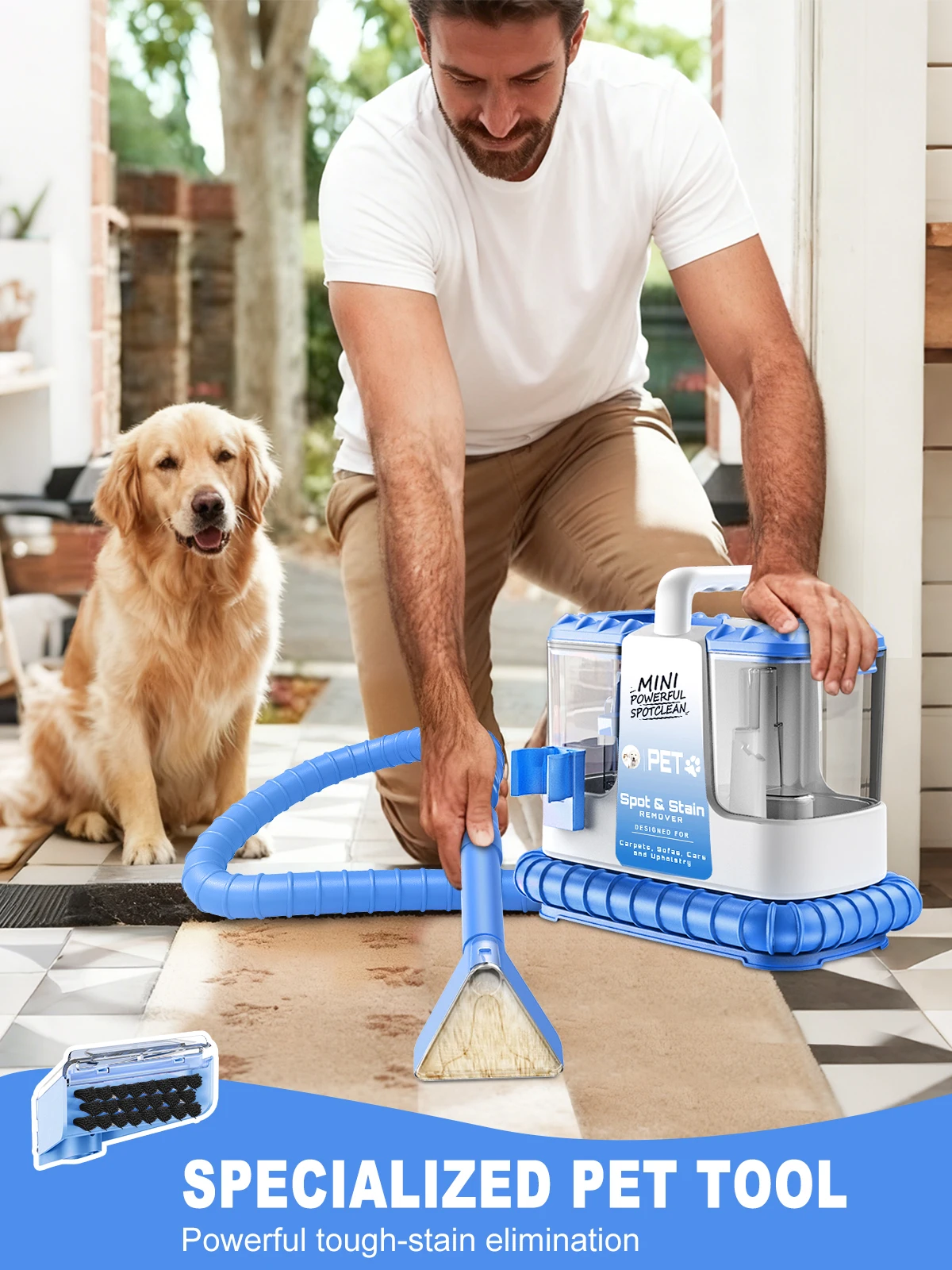 32KPa Carpet & Upholstery Cleaner Machine 4