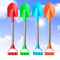 Stainless Steel Children Beach Shovel Pointed Sand Snow Shovel Thickened Outdoor Toy for Kids Play House Gift
