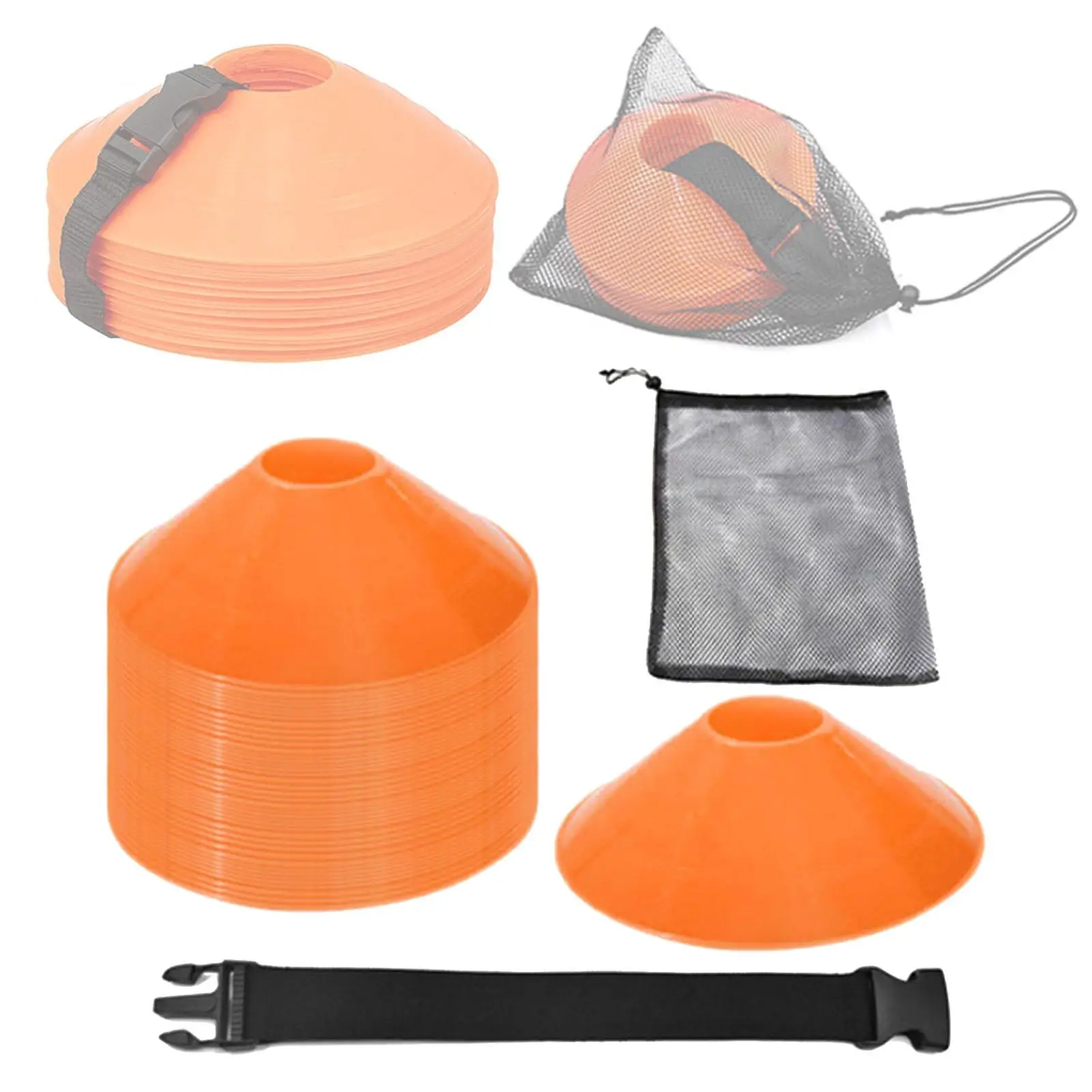 Football Cones, Agility Training, Disc Cones, Heavy Duty Sports Cones for