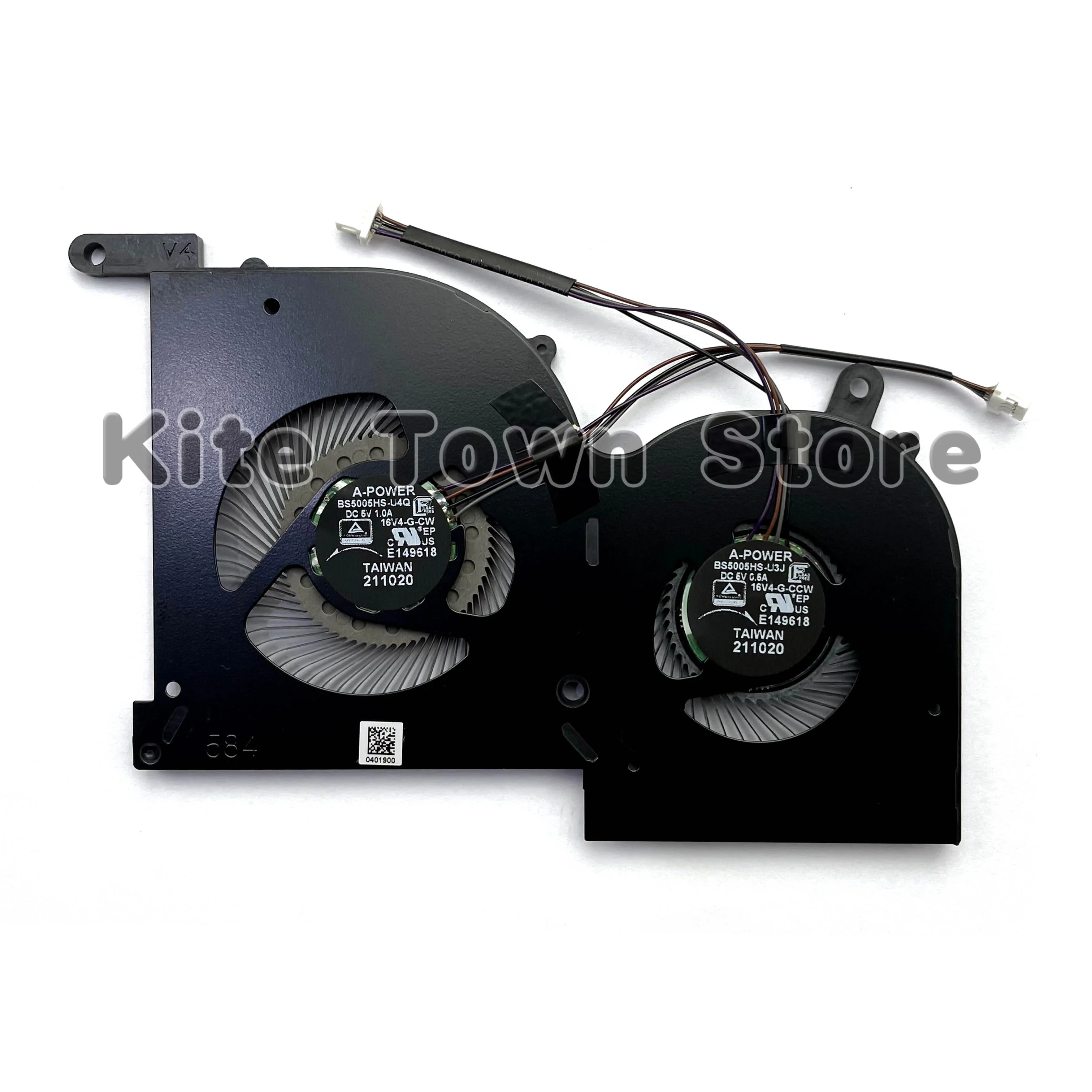 Ventilador de Refrigeração Cpu e Gpu para Msi Stealth Gs66 11ug 11ue 11uh 12ugs 12uhs Ms16v4 Bs5005hs-u4q 16v4-cpu Bs5005hs-u3j Novo - Imagem 5