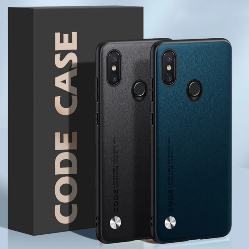 Luxury PU Leather Matte Silicone Shockproof Phone Case - Full Protection Back Cover