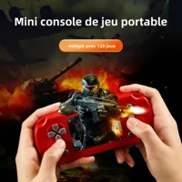 GAMINJA GC31 Mini console de jeu vidéo portable rétro, écran couleur TFT, lecteur de jeu 8 bits, 128 jeux intégrés 2