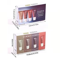2 PCS Summer Sunday Mini Lip Butter Balm Set Moisturizing Vanilla Beige Brown Sugar Makeup Fast Ship Christmas Gift Kit 6