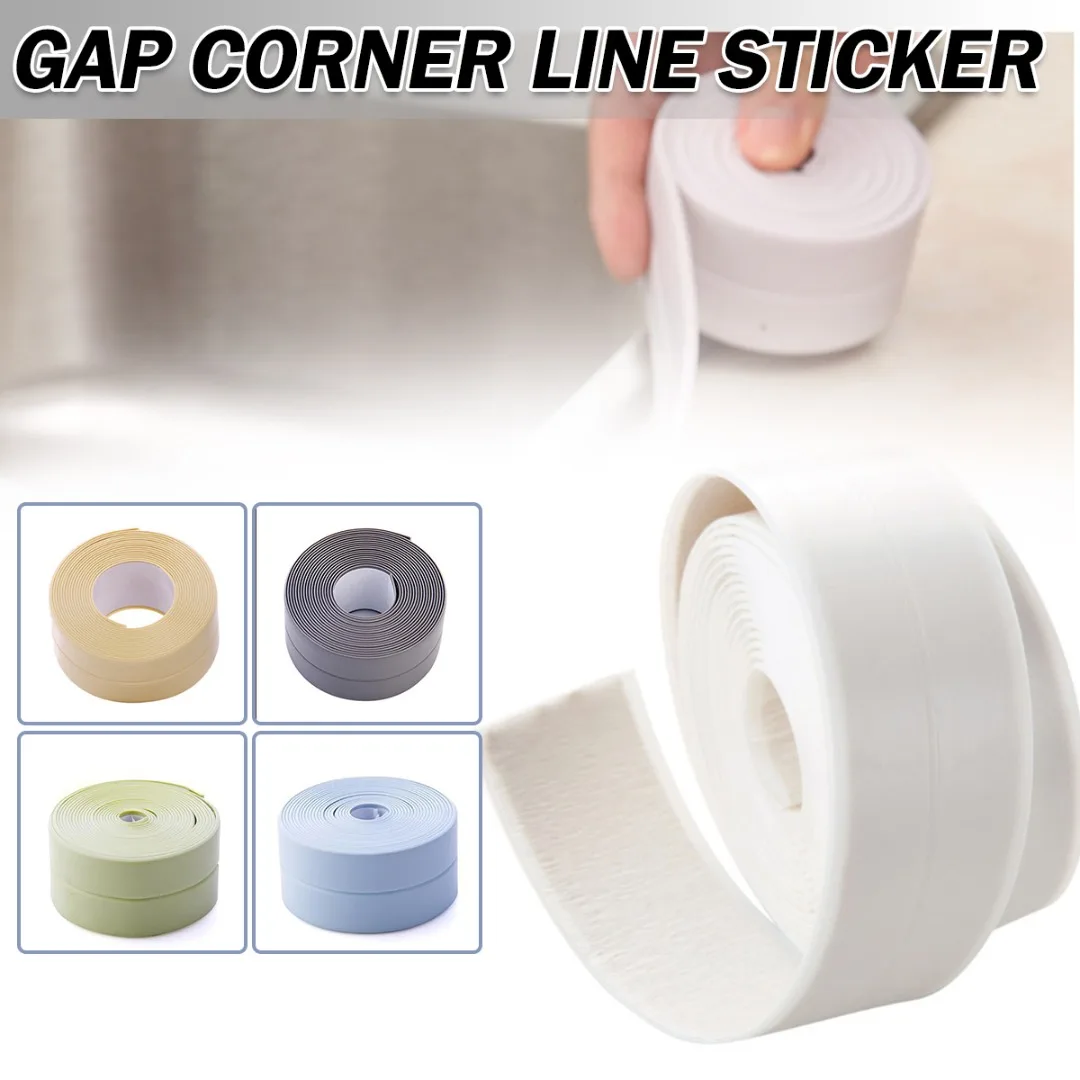 WaterproofTapePVCSelfAdhesiveSealingStripTapeSinksBasinsBaths