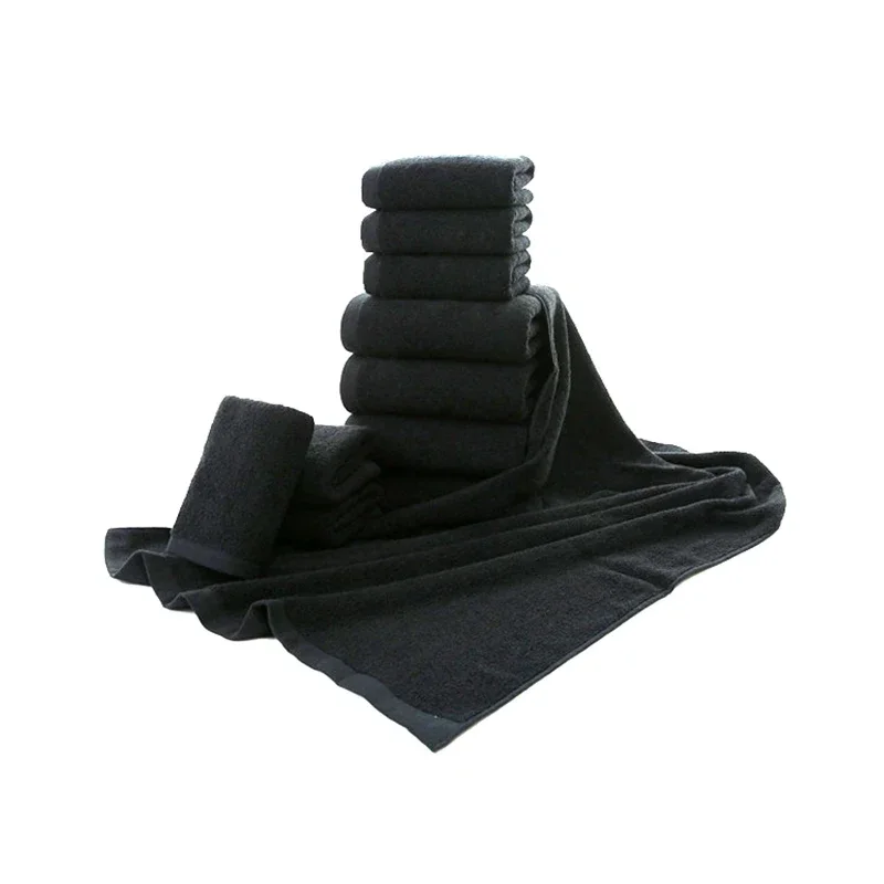 5/4 piece Cotton Face Towel No Fading Bath Towels Large Men's Beach Towel for Hotel Corporate Gift Available