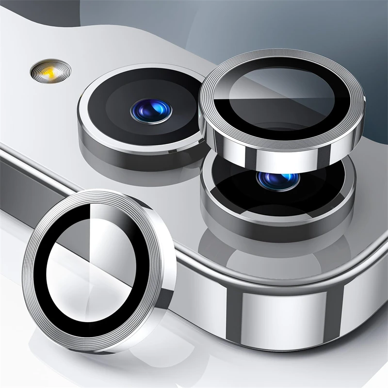 Premium Metal Camera Lens Protector with Tempered Glass Screen Film - Full Coverage for Samsung Galaxy Z Flip Series