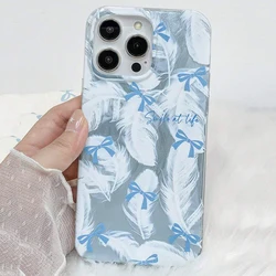 Elegant Butterfly Bow Print Phone Case Cover - S21 Ultra (Silver 2Y1721)