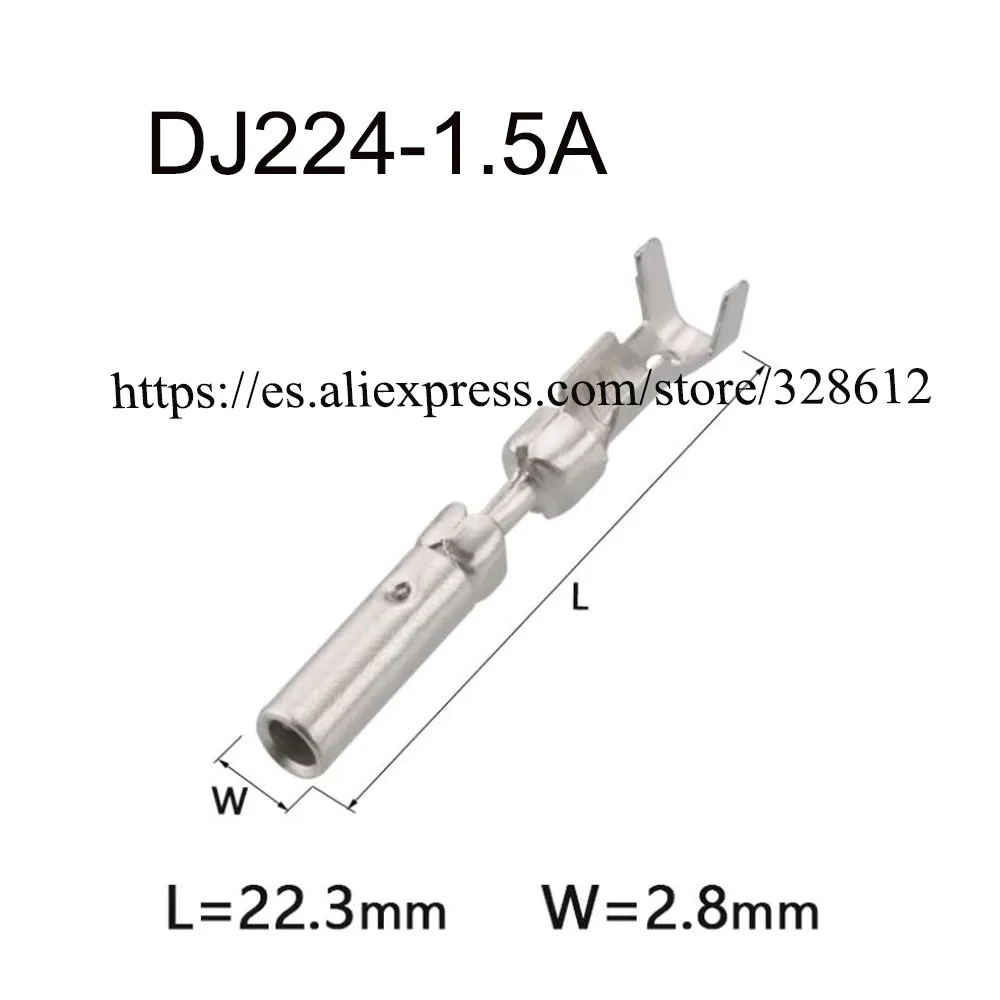 

2000PCS DJ224-1.5A auto Harnes terminal Connector automotive plug instrument fuse box wiring terminal insert spring