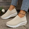 2024 Women Walking Shoes Air Cushion Non Slip Orthopedic Shoes Ladies Platform Mules Breathable Wedge Female Sneakers 3