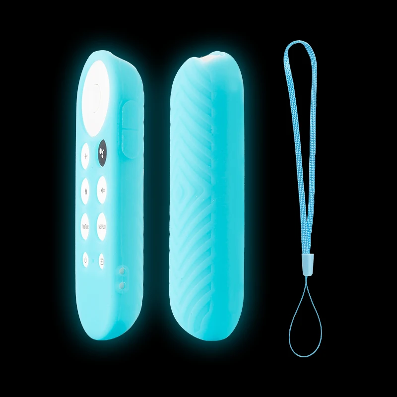 Silicone Remote Case Silicone Protective Case Google Chromecast SmartTV Remote Control Non-slip Soft Durable Shockpro Protective Cover Shell
