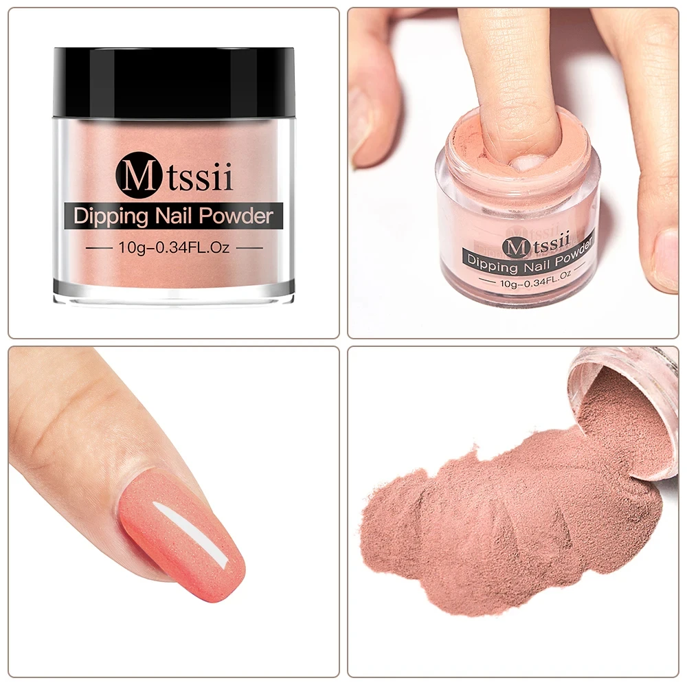 Nail powder Dipping Powder Acrylic Powder Dip Nails No Need Lamp Cure Natural Dry Long Lasting Nails Glitter Manicure Nail Art