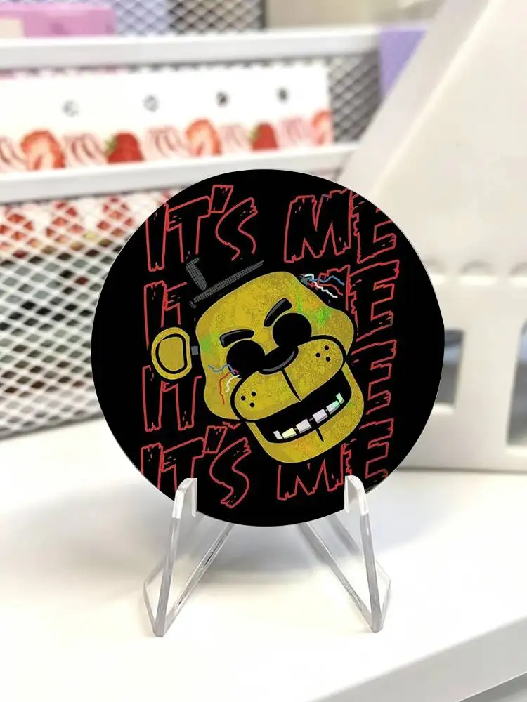FNAF Five Nights at Freddy's Collectible Tinplate Button Badges for Clothing and Backpacks