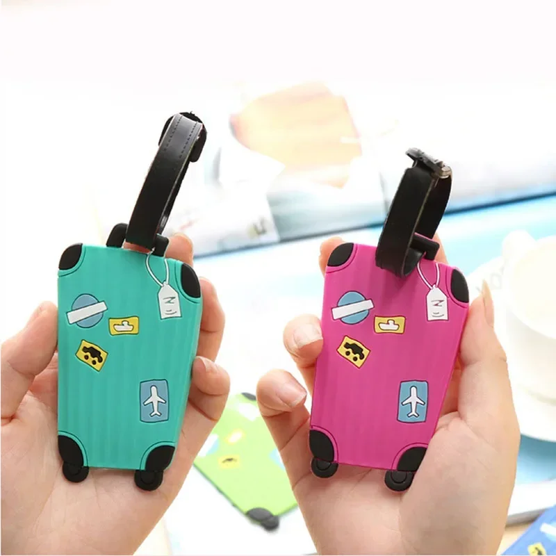 Chic Silicone Luggage Tags for Women - Stylish Travel Accessory