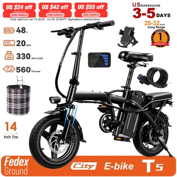 Folding 560W Electric Bike 1