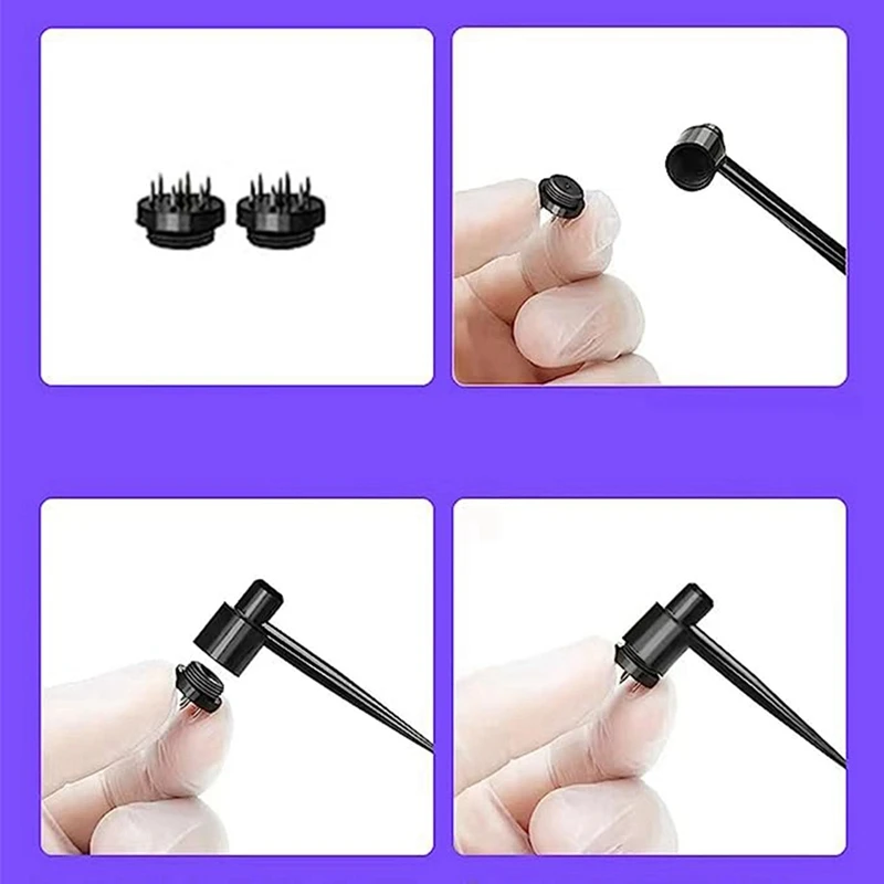 7 Star Needle & Plum Blossom Dermal Hammer,Seven Star Needle,Seven Star Dermal Needle Hammer (2 Box/26Pcs) 3