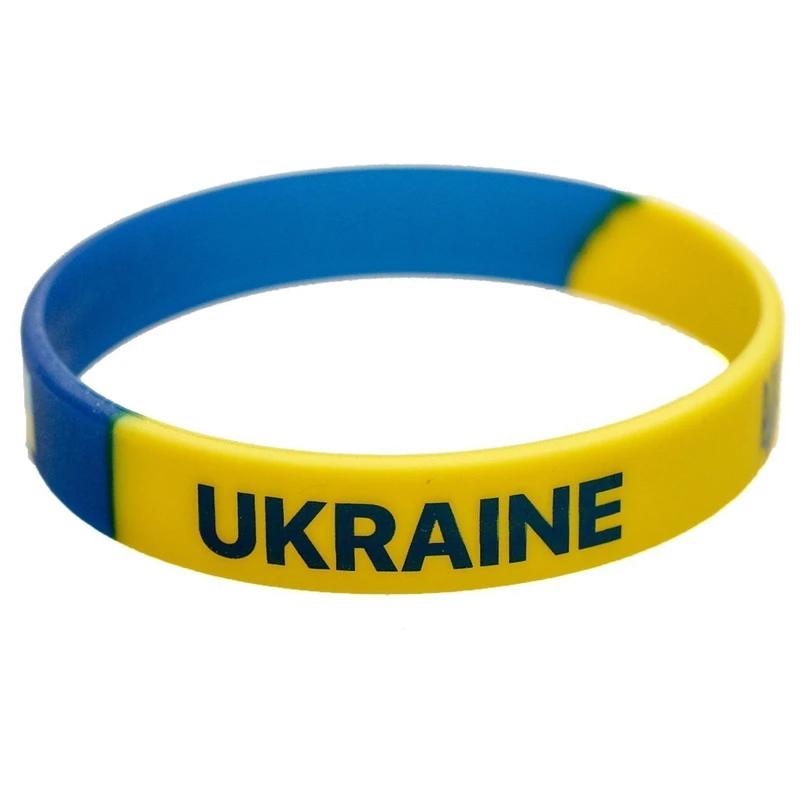 1 шт. украинский патриотический резиновый браслет силиконовые браслеты |