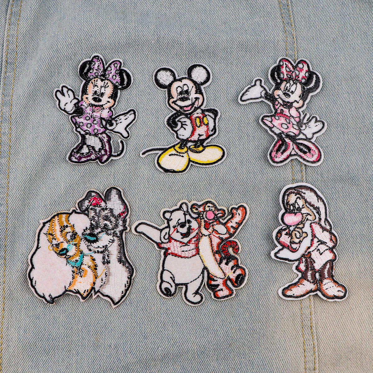 Bicycle Butterfly Patches British Flag Patches Kawaii Movie Embroidered Patches For Clothing DIY Badge Adhesive Cartoon Patches On Clothes Stickers Appliques Children's likes