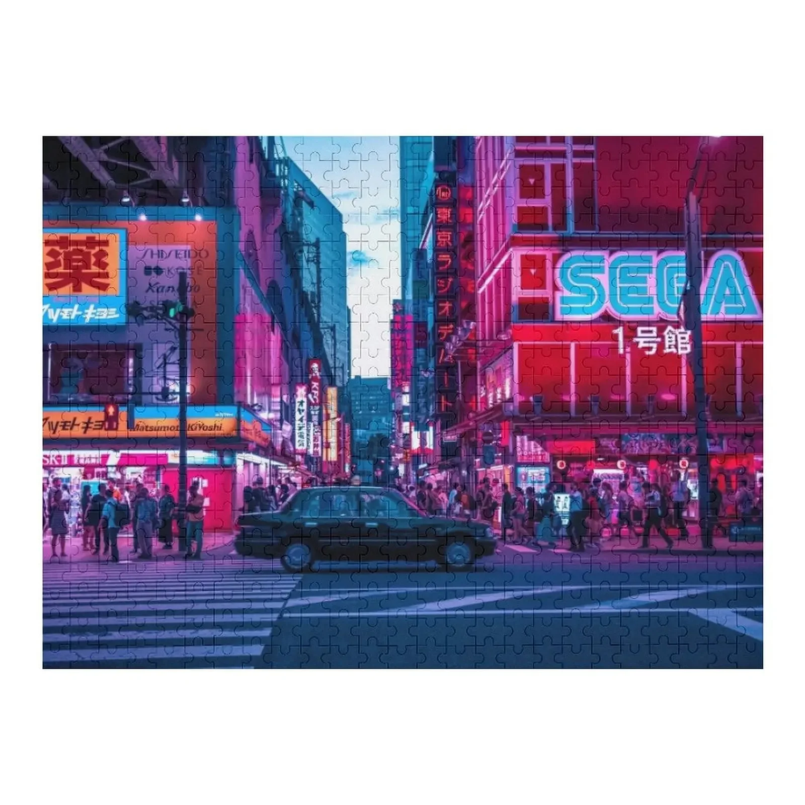 

Evening sights of Akihabara Jigsaw Puzzle Custom With Photo Personalised Name Puzzle