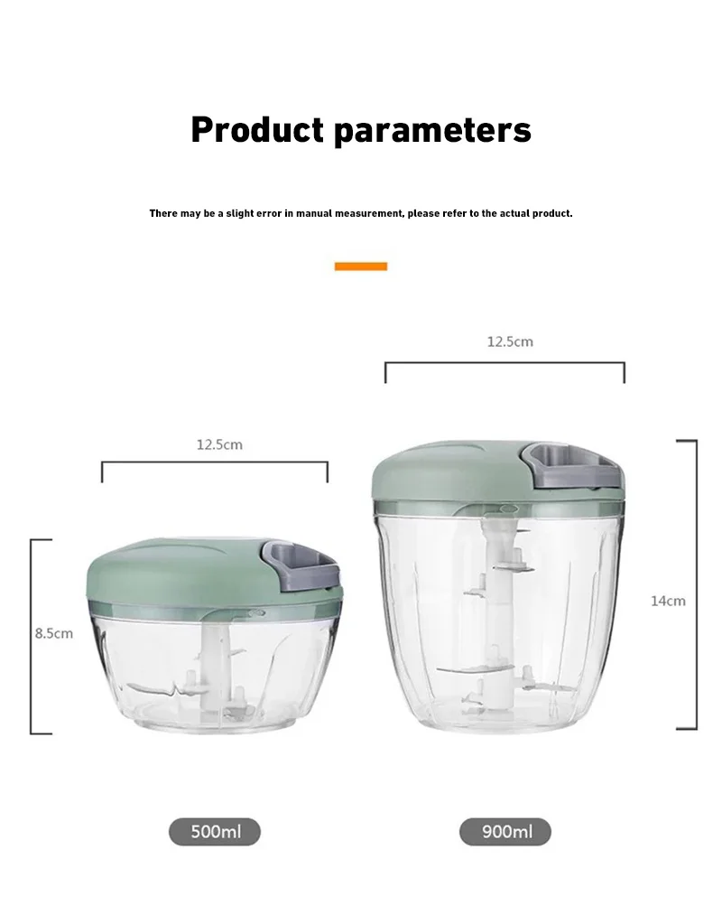 Xiaomi Manual Crusher Vegetable Cutter 500/900ML Chili Onion Garlic Chopper Hand Pull Vegetable Cutter Kitchen Cooking Tools 15 küchexyz.de Sea15fc2f2950498ba2ef999665ea8461P küchexyz.de Best Price | Fast Delivery |Quality Product Xiaomi Manual Crusher Vegetable Cutter 500/900ML Chili Onion Garlic Chopper Hand Pull Vegetable Cutter Kitchen Cooking Tools