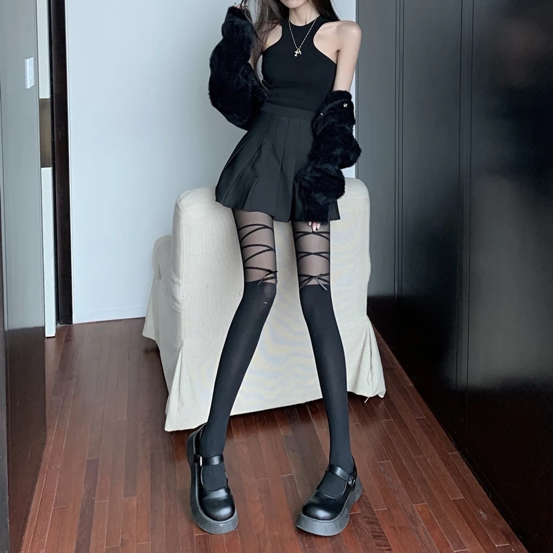 Japanese Style Sweet Pantyhose Women Lolita White Kawaii Tights For Girl  Nylon Stockings Ballet Dance Fashion Tights Medias - Tights - AliExpress