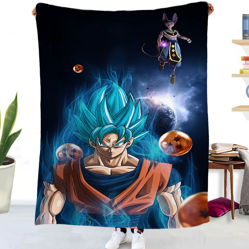 Blusa De Moletom Dragon Ball Goku Super Saiyajin Blue Anime Desenho -  Estampado